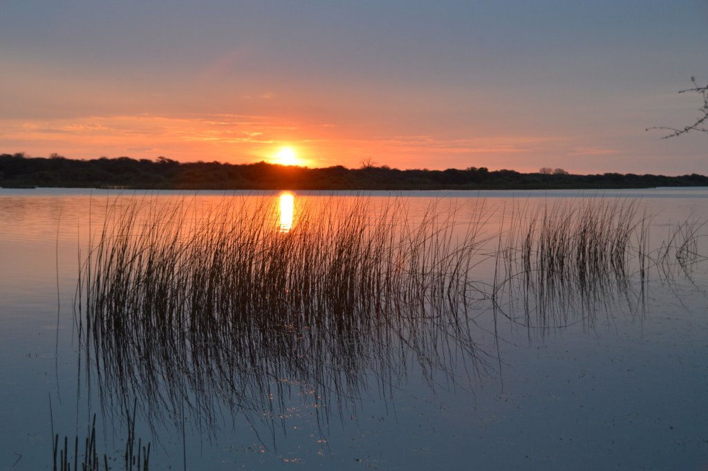 Sunset camping at Drifters