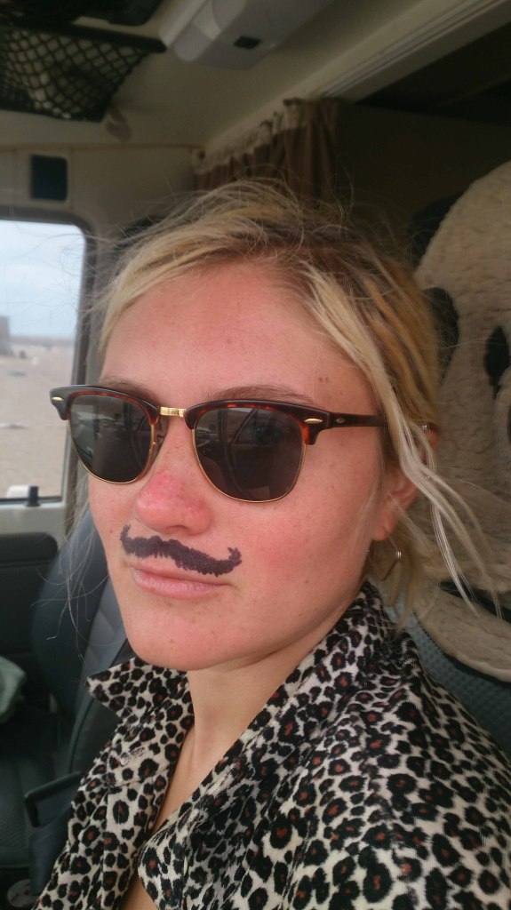 The mustache was born