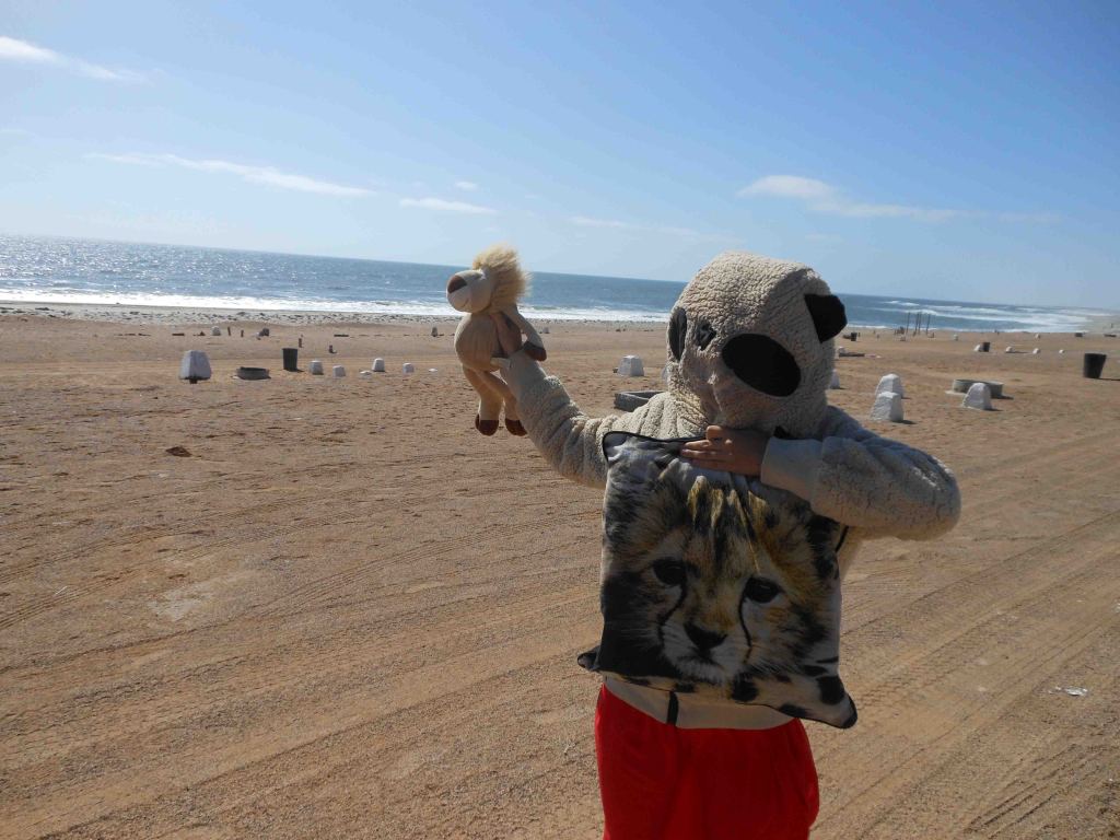 Panda, Leo, Cheetah - we are a traveling zoo